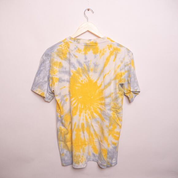 Rare Online Ceramics Save The Earth Yellow Grey Tie Dye Sz S - Picture 7 of 7